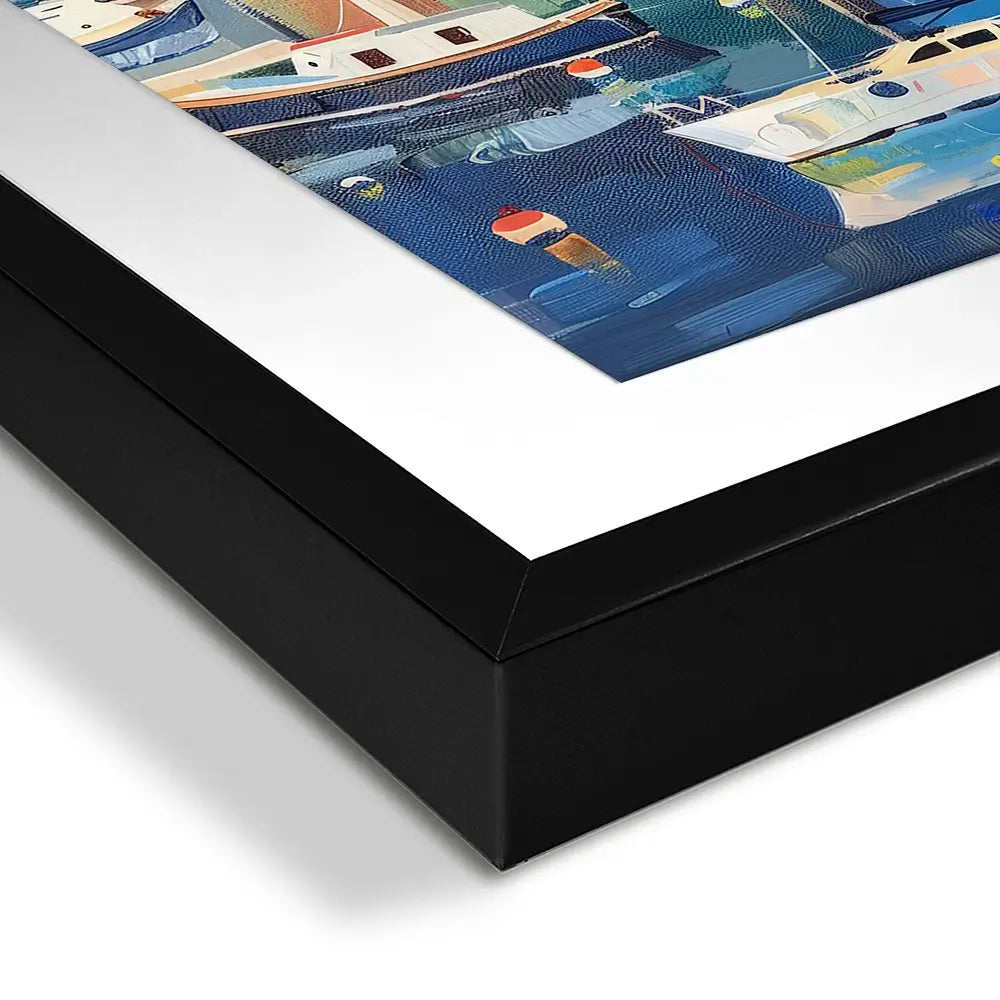 Devon Town Harbour Framed Art Print Devon Town Harbour Framed Art Print wall art product David Alexander Elder