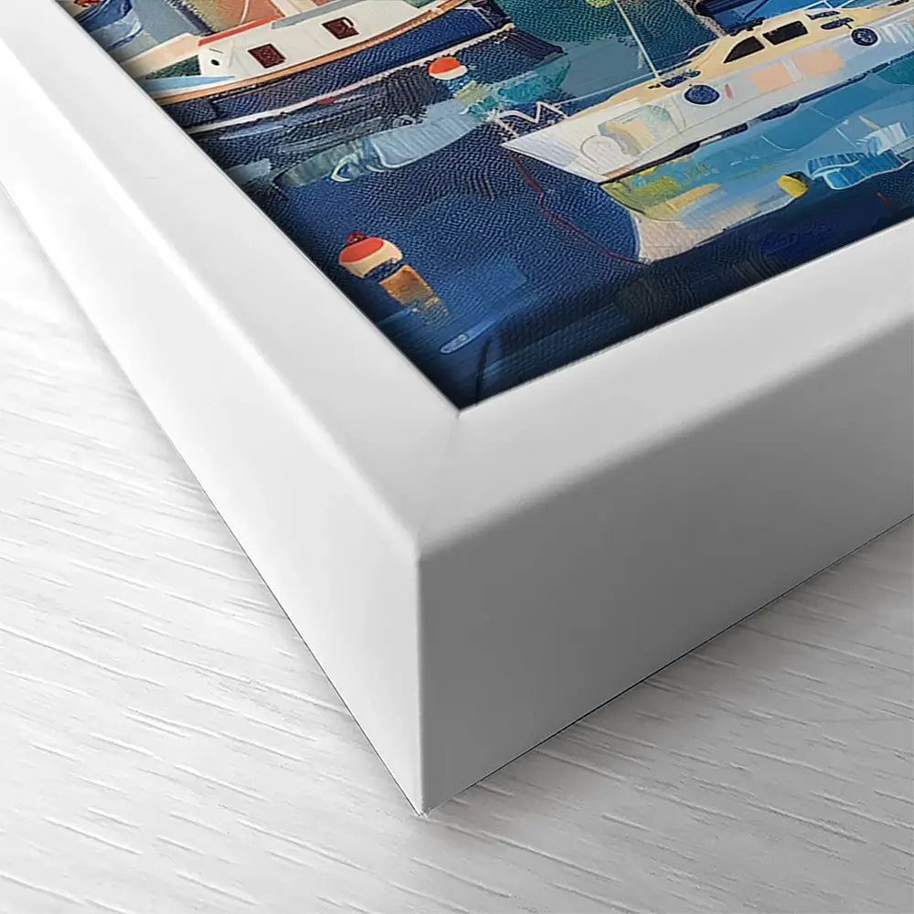 Devon Town Harbour Oversized Canvas Print Devon Town Harbour Oversized Canvas Print wall art product Art Print Shop