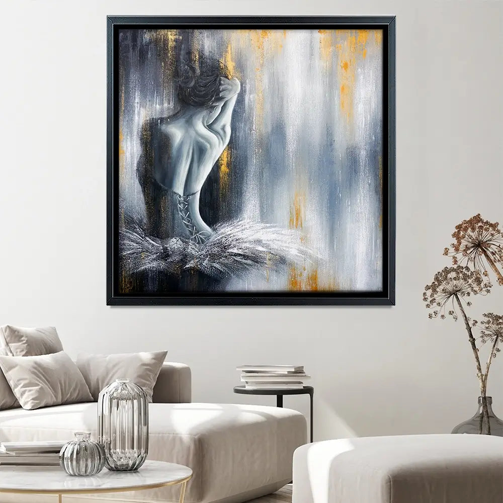 Devotion Square Canvas Print Devotion Square Canvas Print wall art product Isabella Karolewicz