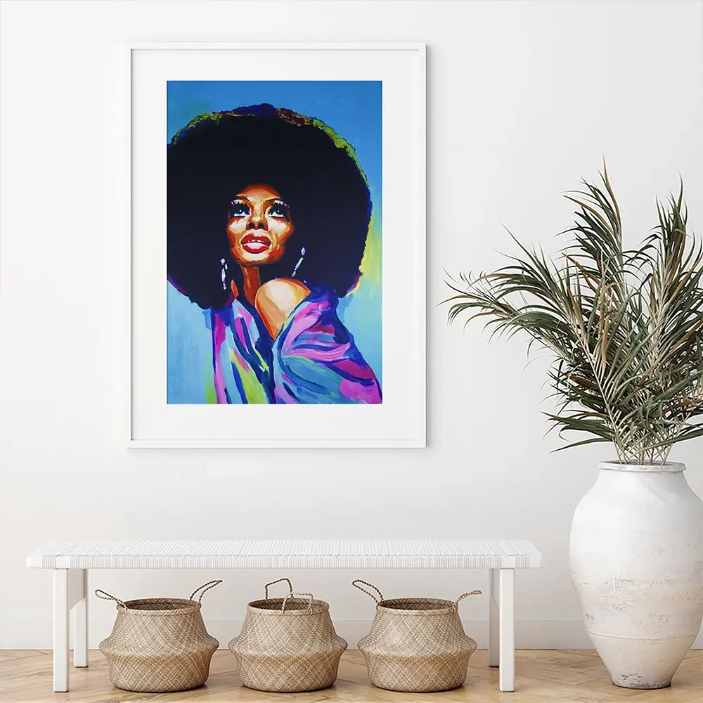 Diana Ross The Boss Framed Art Print Diana Ross The Boss Framed Art Print wall art product Juliet Stockton