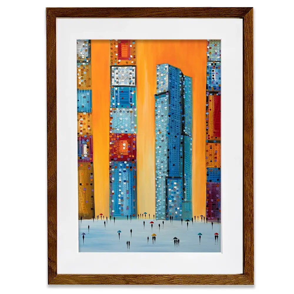 Didn't It Rain Framed Art Print Didn't It Rain Framed Art Print wall art product Ekaterina Ermilkina