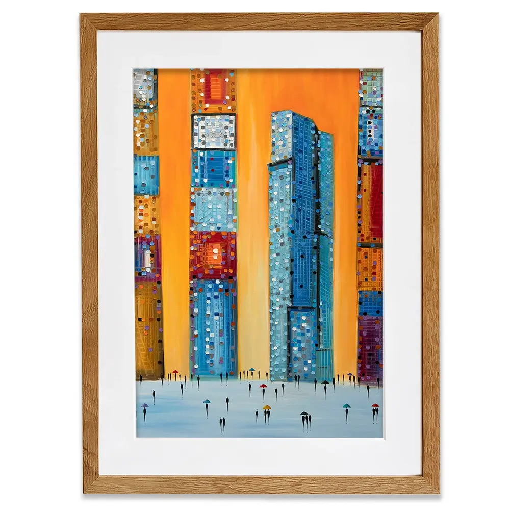 Didn't It Rain Framed Art Print Didn't It Rain Framed Art Print wall art product Ekaterina Ermilkina