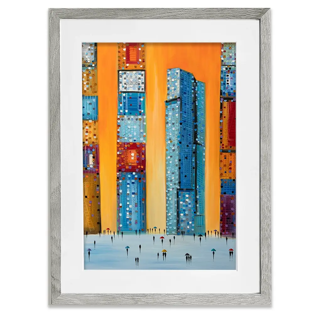 Didn't It Rain Framed Art Print Didn't It Rain Framed Art Print wall art product Ekaterina Ermilkina