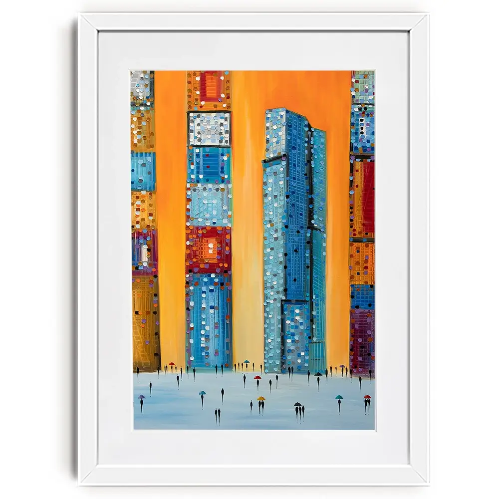 Didn't It Rain Framed Art Print Didn't It Rain Framed Art Print wall art product Ekaterina Ermilkina