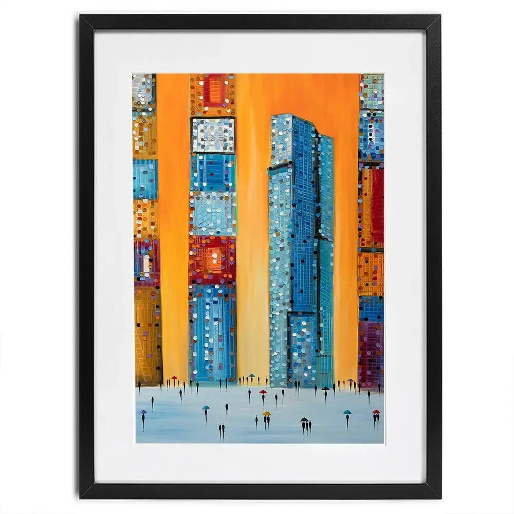 Didn't It Rain Framed Art Print Didn't It Rain Framed Art Print wall art product Ekaterina Ermilkina