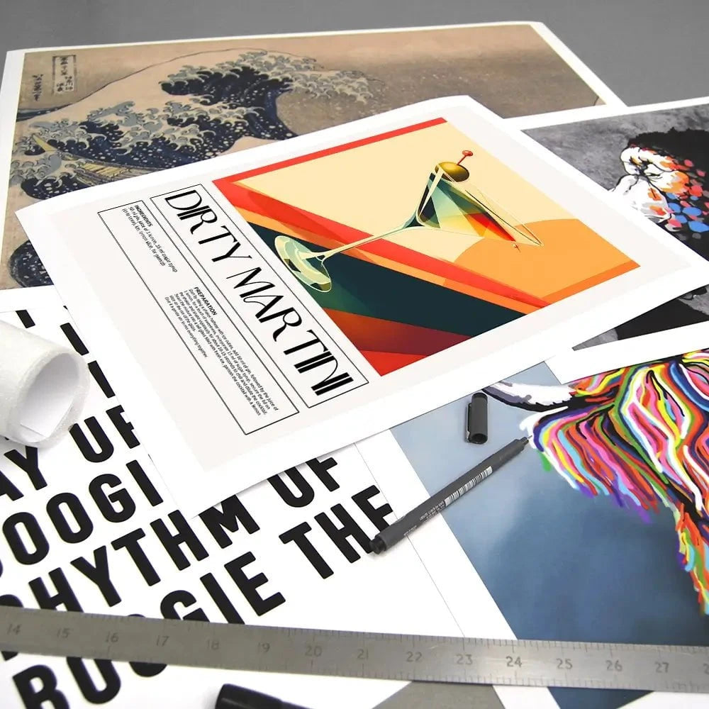 Dirty Martini Recipe Art Print Dirty Martini Recipe Art Print wall art product Art Print Shop