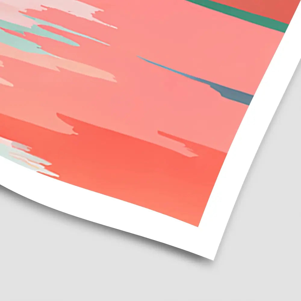 Disappearing Sun Art Print Disappearing Sun Art Print wall art product IAmHomeStudio
