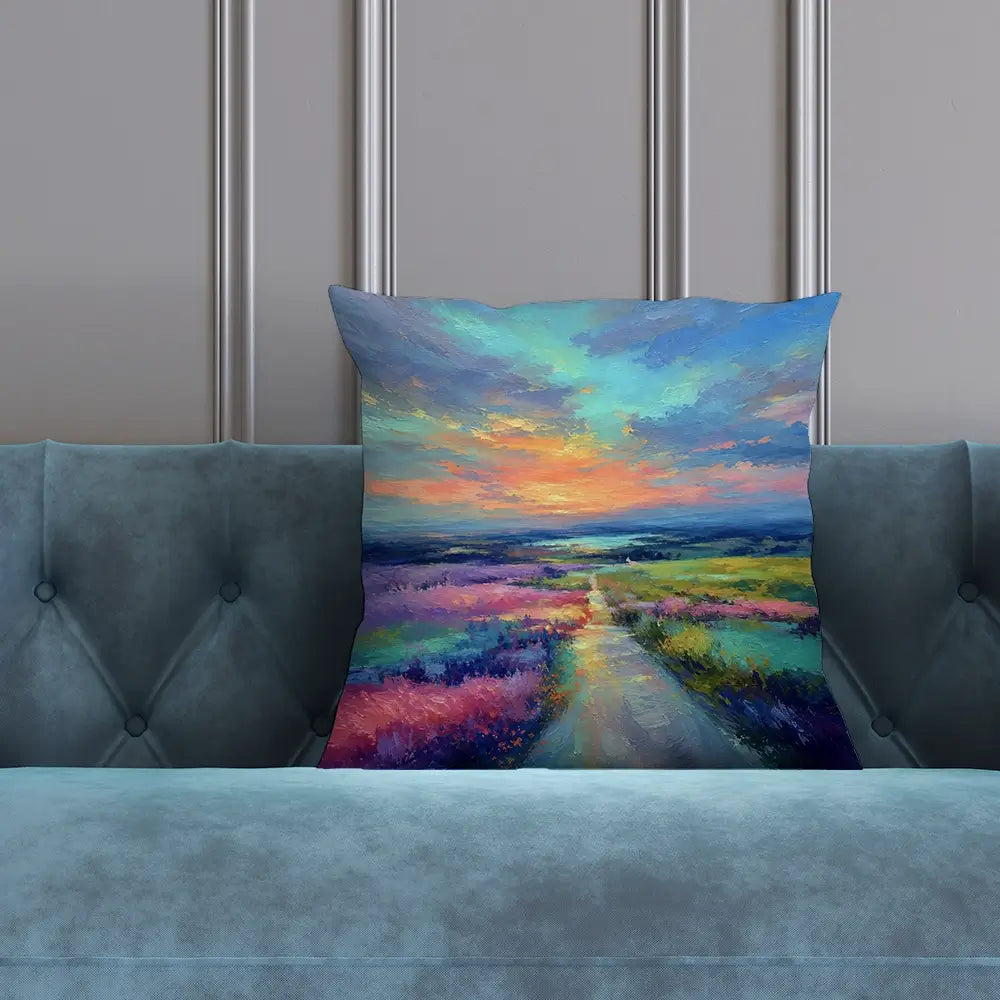 Distant Lake Cushion Distant Lake Cushion wall art product David Alexander Elder