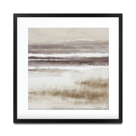 Distant Marsh Horizon Square Framed Art Print Distant Marsh Horizon Square Framed Art Print wall art product Chromatic Storm Studio