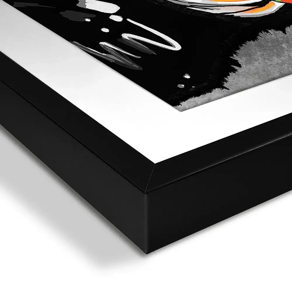 DJ Monkey Framed Art Print DJ Monkey Framed Art Print wall art product Banksy