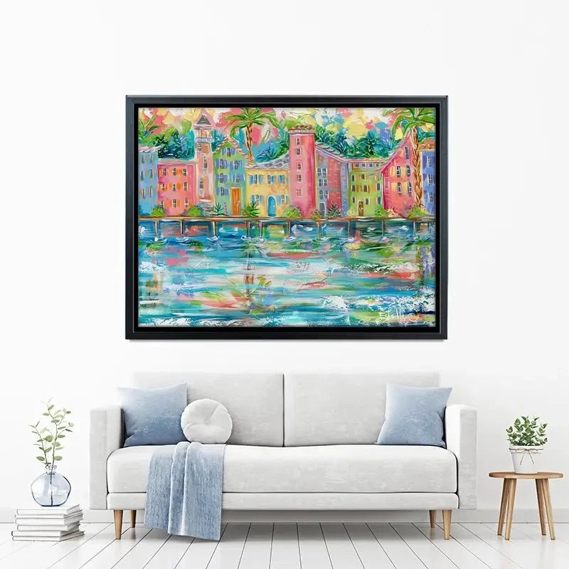 Dock City Canvas Print Dock City Canvas Print wall art product Estelle Grengs - Independent