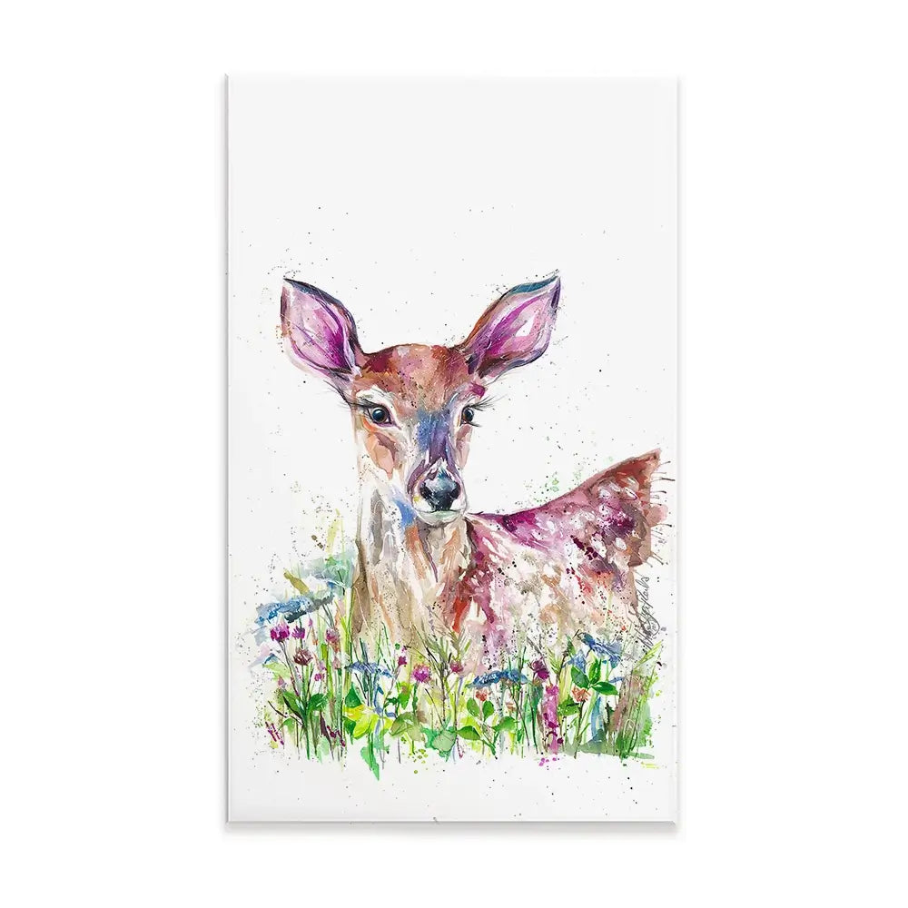 Doe-A-Deer Canvas Print Doe-A-Deer Canvas Print wall art product Nicola Jane Rowles