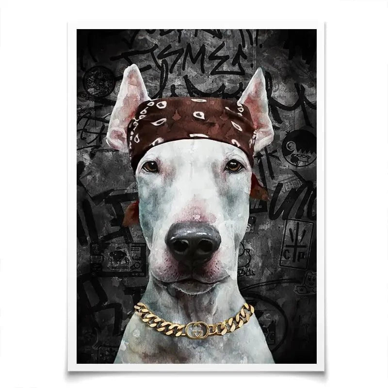 Dog In Bandana Art Print Dog In Bandana Art Print wall art product Svetlana Aleynikova