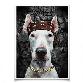 Dog In Bandana Art Print Dog In Bandana Art Print wall art product Svetlana Aleynikova