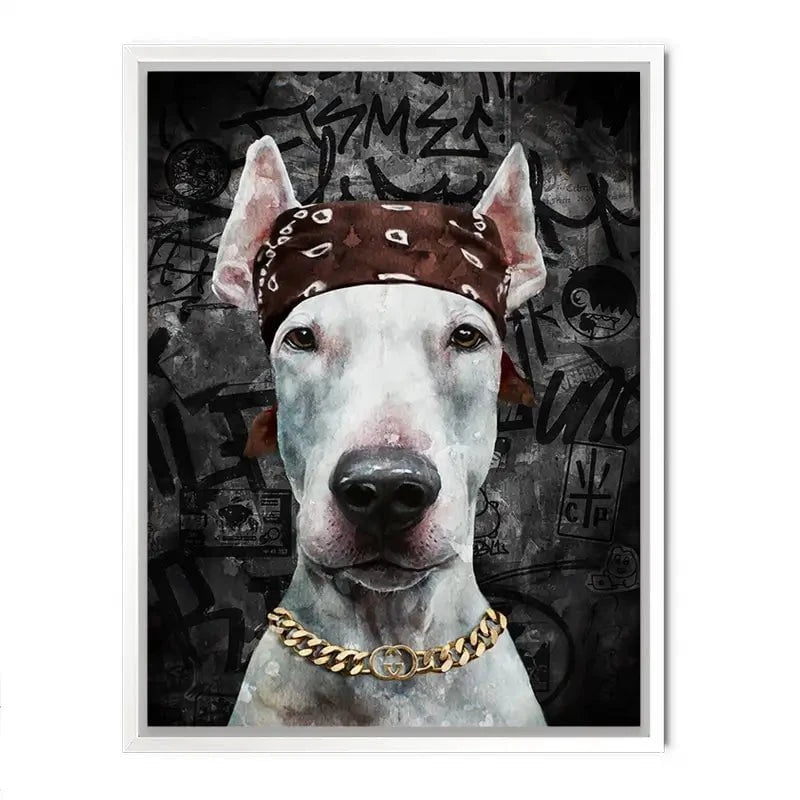 Dog In Bandana Canvas Print Dog In Bandana Canvas Print wall art product Svetlana Aleynikova