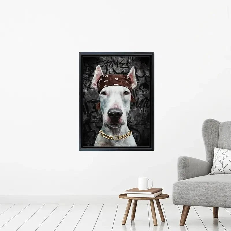 Dog In Bandana Canvas Print Dog In Bandana Canvas Print wall art product Svetlana Aleynikova
