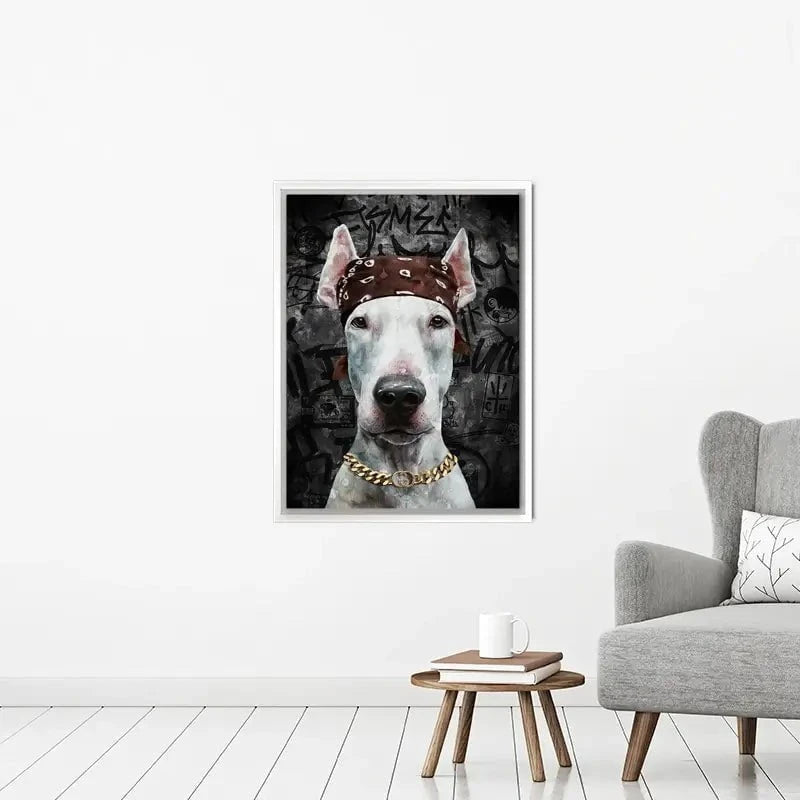Dog In Bandana Canvas Print Dog In Bandana Canvas Print wall art product Svetlana Aleynikova