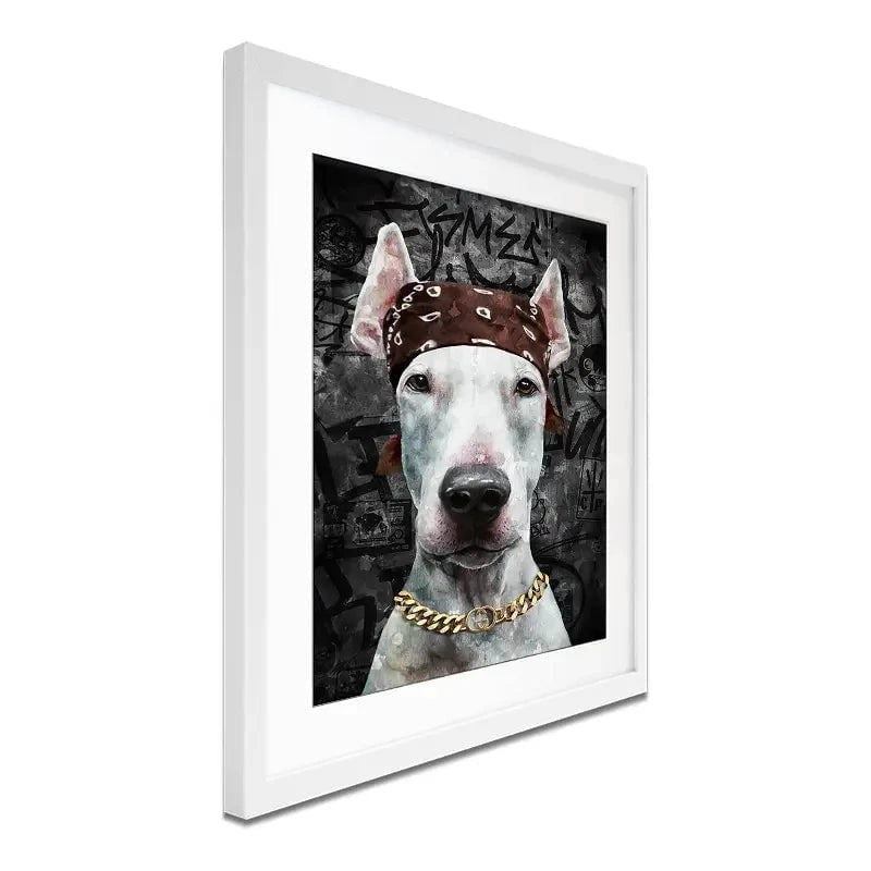 Dog In Bandana Framed Art Print Dog In Bandana Framed Art Print wall art product Svetlana Aleynikova