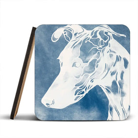 Dog Profile Coaster Set Dog Profile Coaster Set wall art product Chromatic Storm Studio