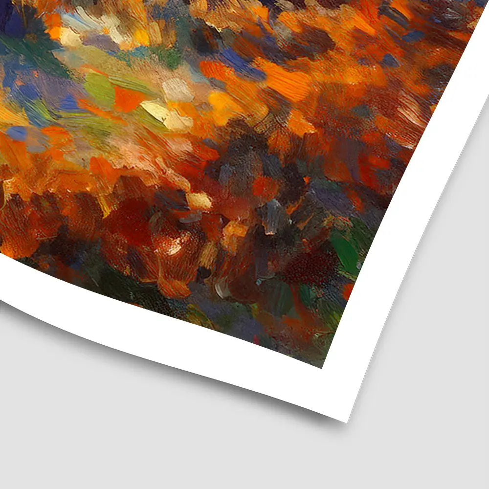 Dog Walker Square Art Print Dog Walker Square Art Print wall art product David Alexander Elder