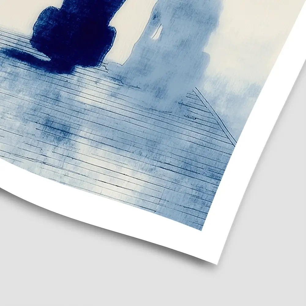 Dogs On Dock Square Art Print Dogs On Dock Square Art Print wall art product Chromatic Storm Studio