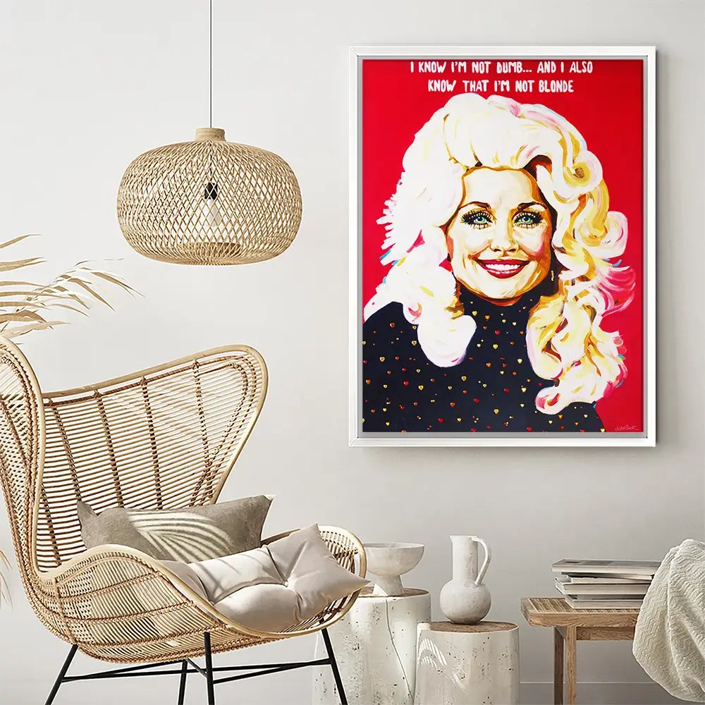 Dolly Parton Queen Of Country Canvas Print Dolly Parton Queen Of Country Canvas Print wall art product Juliet Stockton