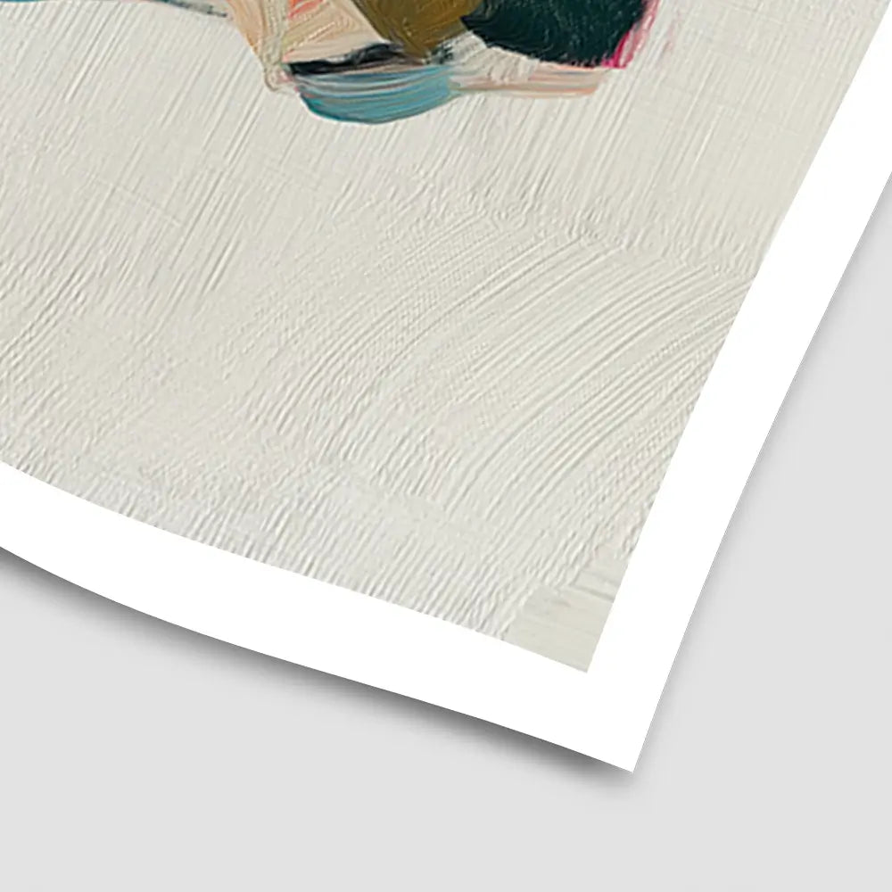 Donkey In Brushstrokes Art Print Donkey In Brushstrokes Art Print wall art product Chromatic Storm Studio