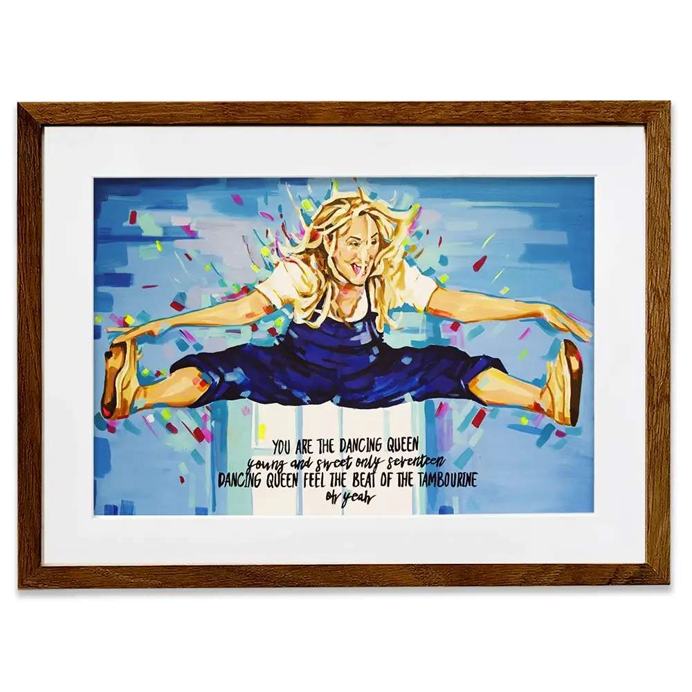 Donna Mamma Mia Framed Art Print Donna Mamma Mia Framed Art Print wall art product Juliet Stockton