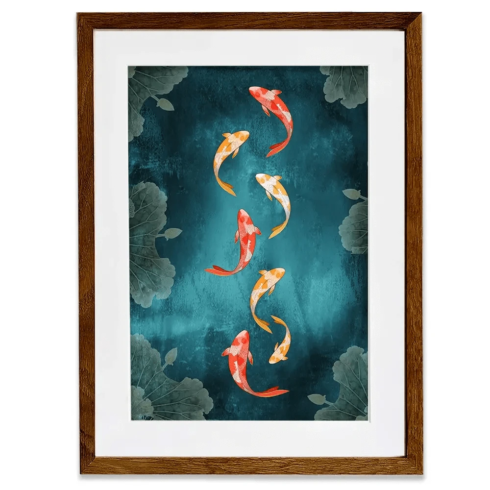 Dont Be Koi Framed Art Print Dont Be Koi Framed Art Print wall art product Abubkr Mohamed / Shutterstock