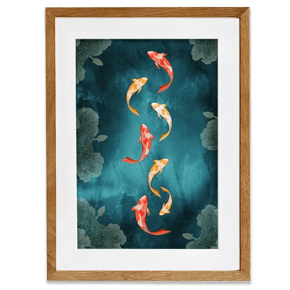 Dont Be Koi Framed Art Print Dont Be Koi Framed Art Print wall art product Abubkr Mohamed / Shutterstock