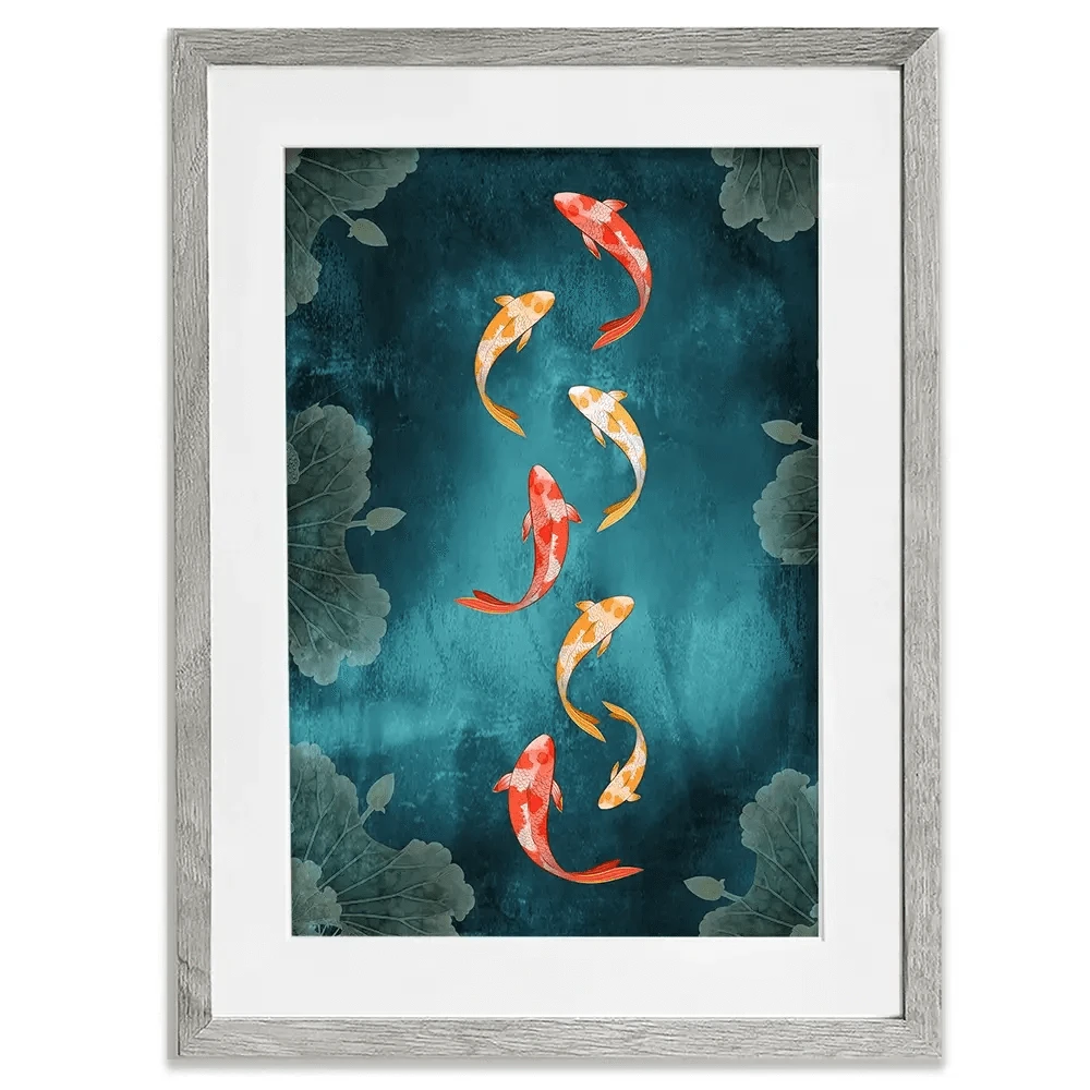 Dont Be Koi Framed Art Print Dont Be Koi Framed Art Print wall art product Abubkr Mohamed / Shutterstock