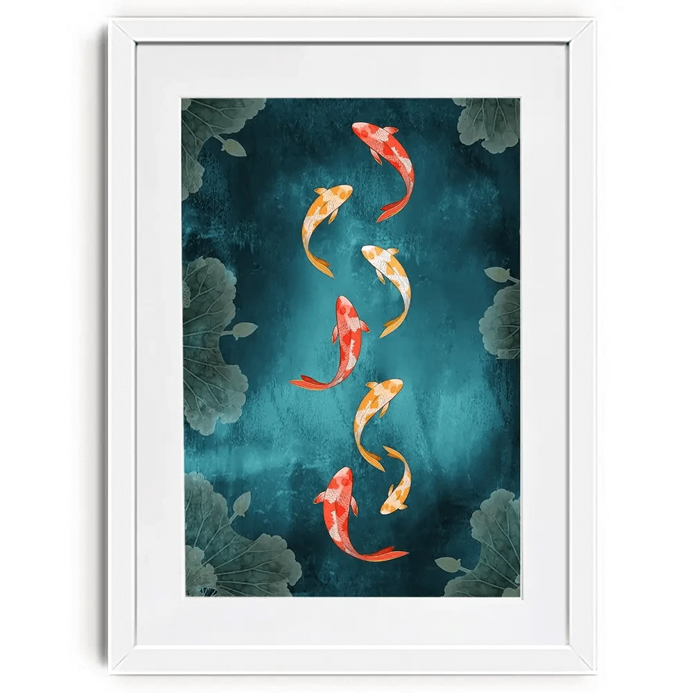 Dont Be Koi Framed Art Print Dont Be Koi Framed Art Print wall art product Abubkr Mohamed / Shutterstock
