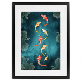 Dont Be Koi Framed Art Print Dont Be Koi Framed Art Print wall art product Abubkr Mohamed / Shutterstock