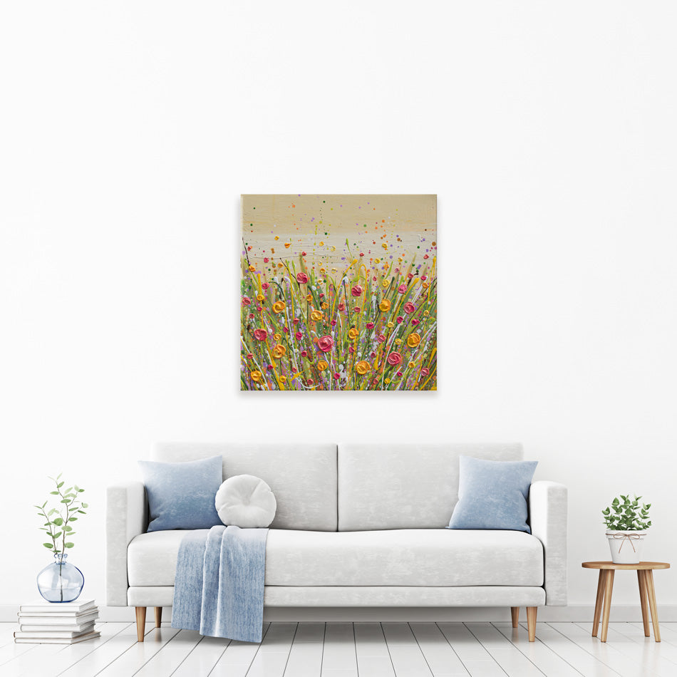 Dotted Meadow 1 Canvas Print Dotted Meadow 1 Canvas Print wall art product Olga Tkachyk