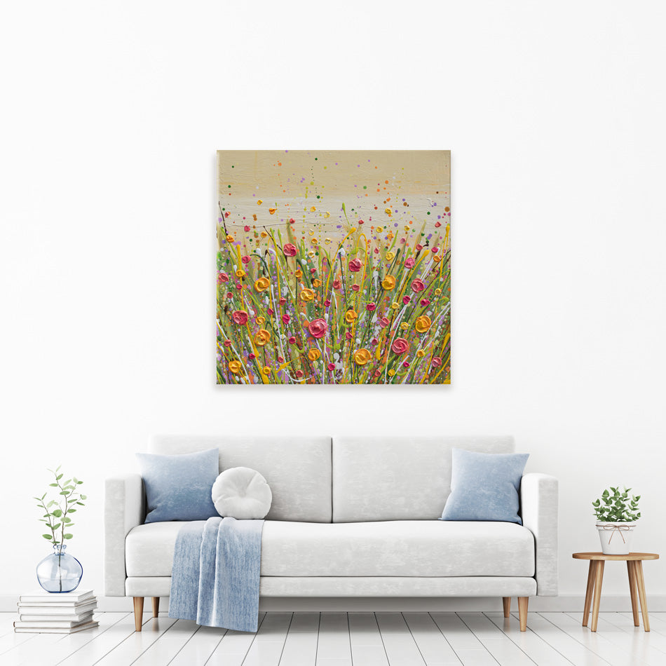 Dotted Meadow 1 Canvas Print Dotted Meadow 1 Canvas Print wall art product Olga Tkachyk