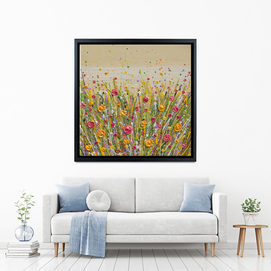 Dotted Meadow 1 Canvas Print Dotted Meadow 1 Canvas Print wall art product Olga Tkachyk