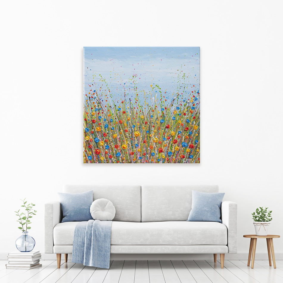 Dotted Meadow 6 Canvas Print Dotted Meadow 6 Canvas Print wall art product Olga Tkachyk