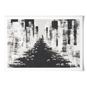 Dotted Traffic Lights Art Print Dotted Traffic Lights Art Print wall art product Chromatic Storm Studio
