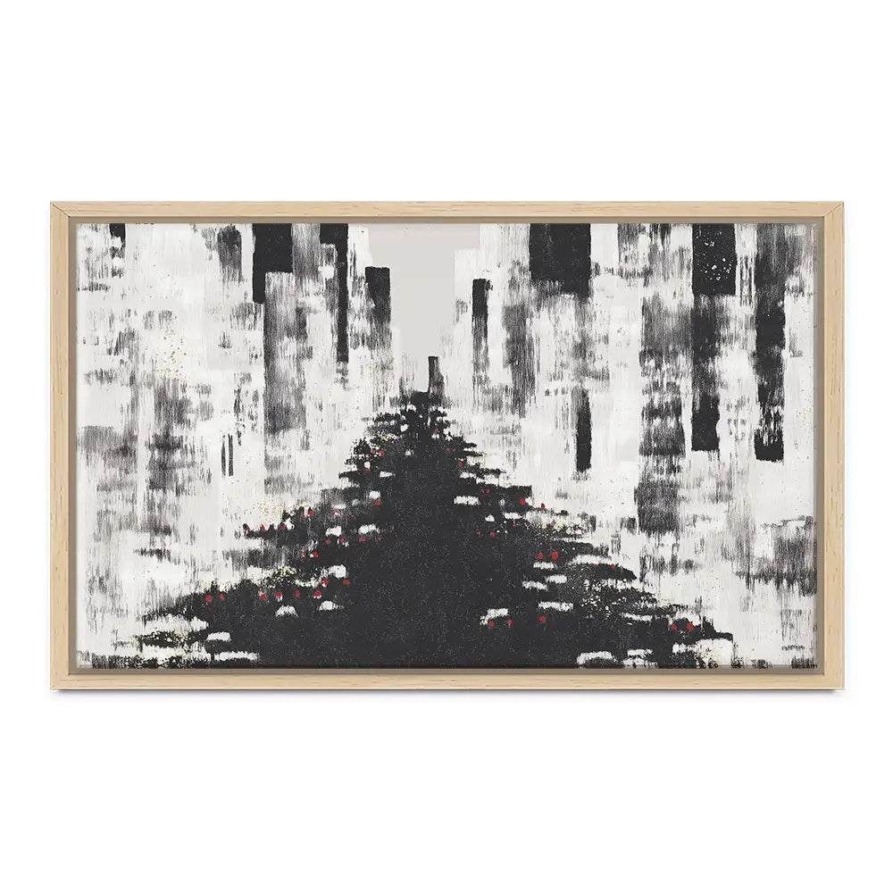 Dotted Traffic Lights Canvas Print Dotted Traffic Lights Canvas Print wall art product Chromatic Storm Studio