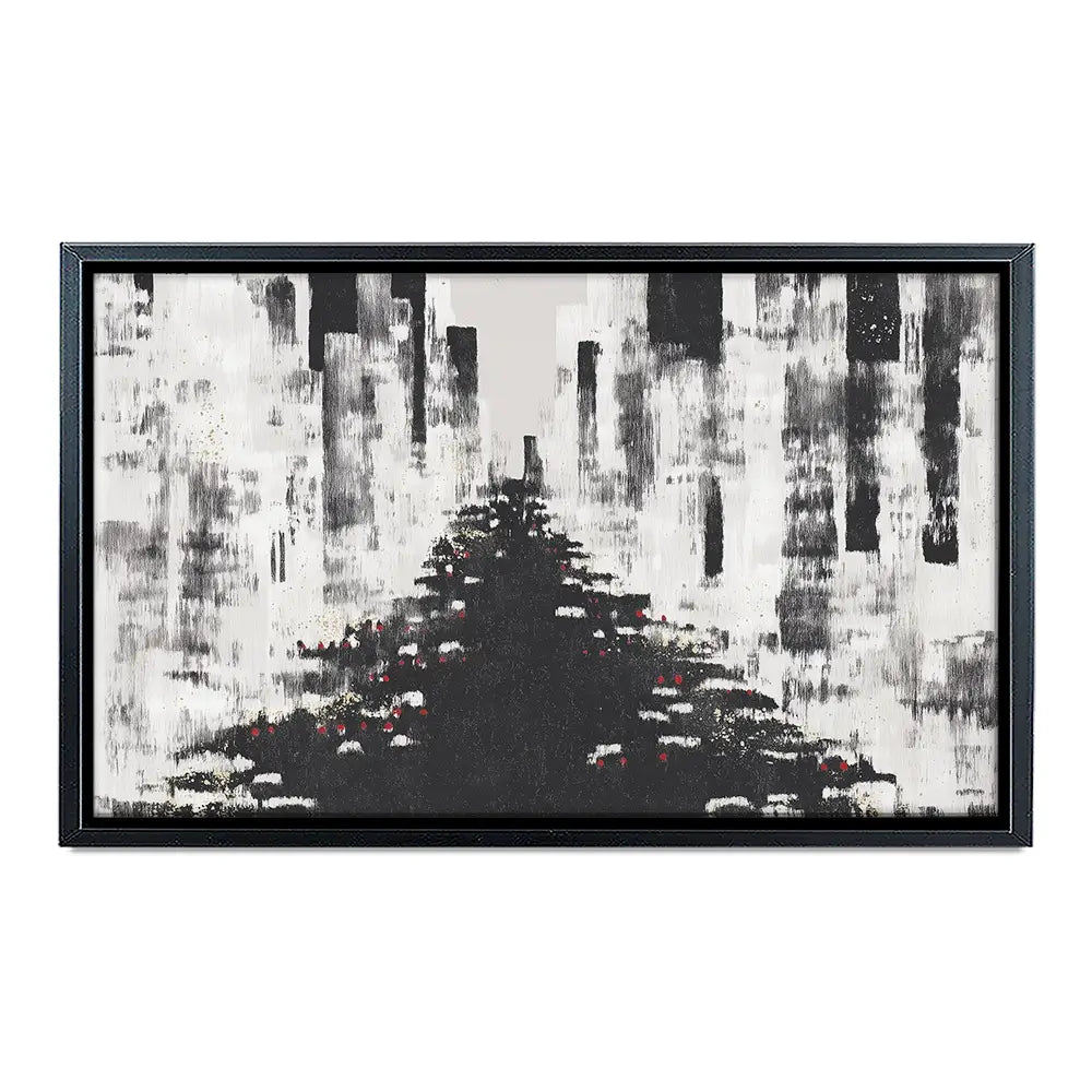 Dotted Traffic Lights Canvas Print Dotted Traffic Lights Canvas Print wall art product Chromatic Storm Studio