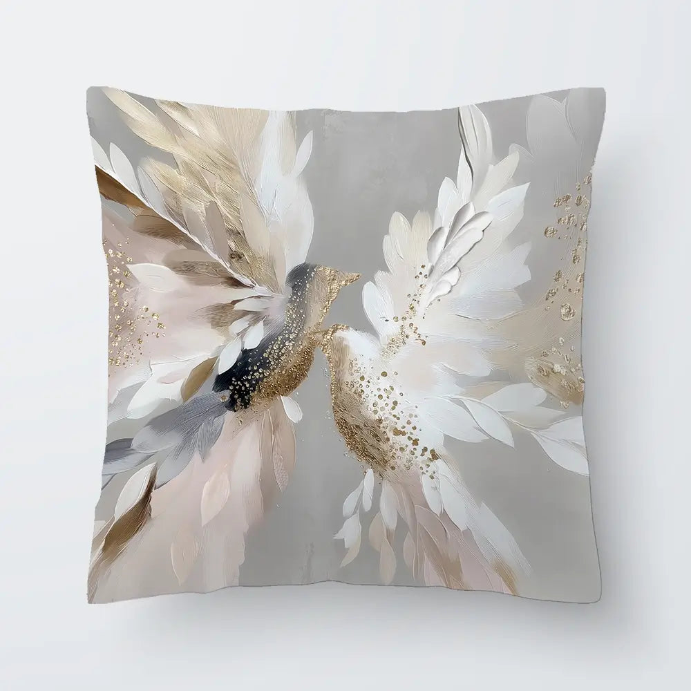 Doves In Bloom Cushion Doves In Bloom Cushion wall art product Bella Eve