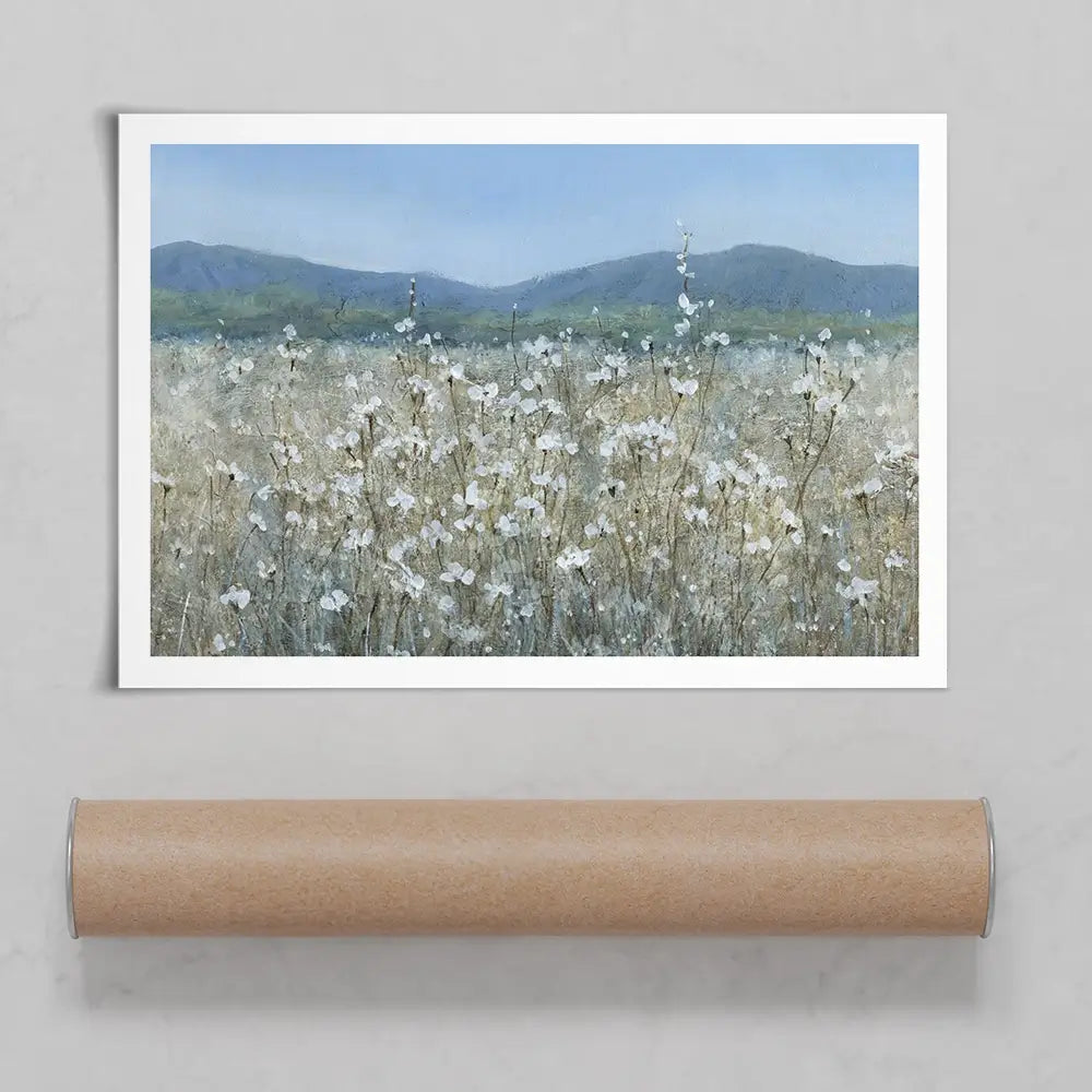 Downy Wildflower Field Art Print Downy Wildflower Field Art Print wall art product Carol Robinson