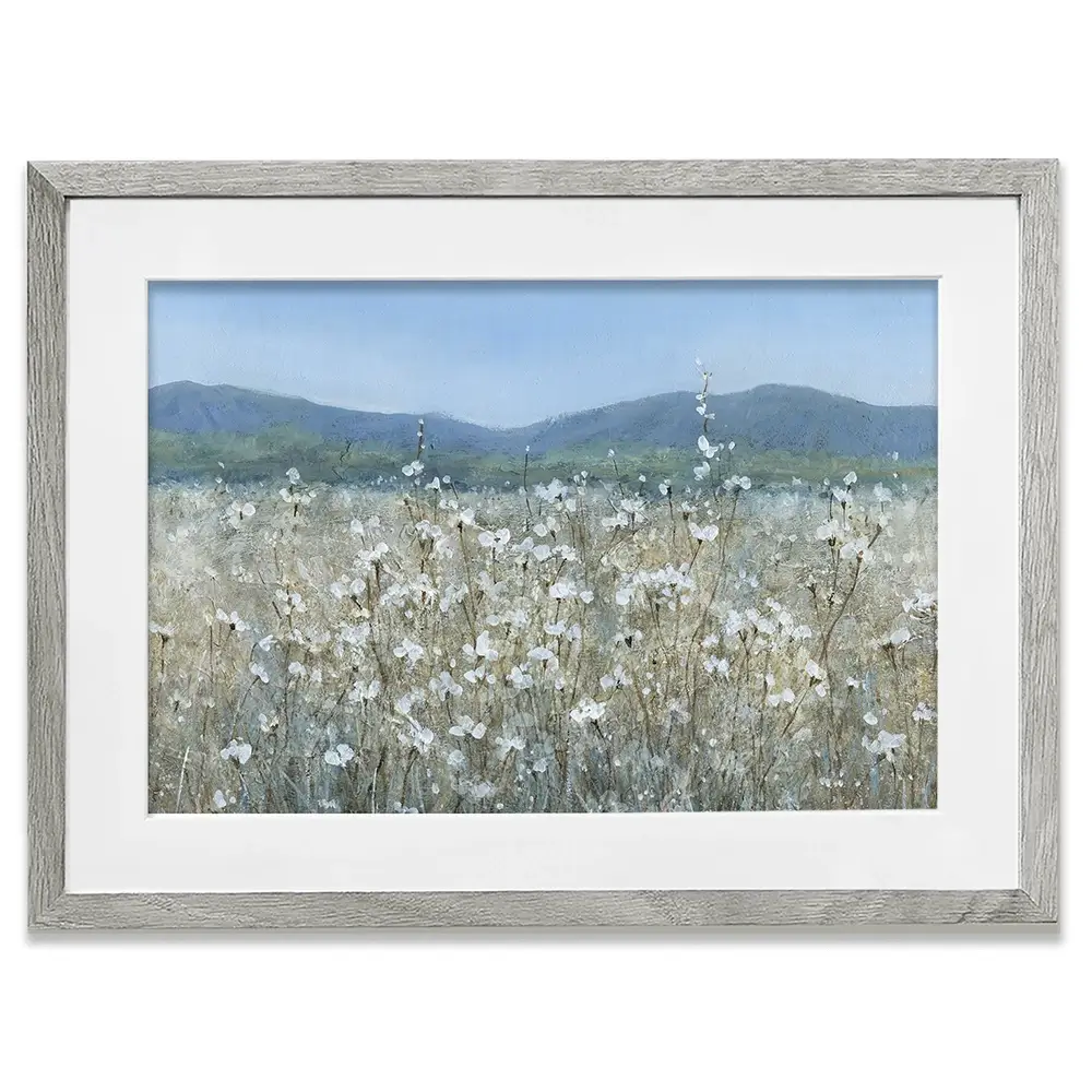 Downy Wildflower Field Framed Art Print Downy Wildflower Field Framed Art Print wall art product Carol Robinson