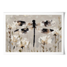 Dragonfly Meadow Hover Art Print Dragonfly Meadow Hover Art Print wall art product Chromatic Storm Studio