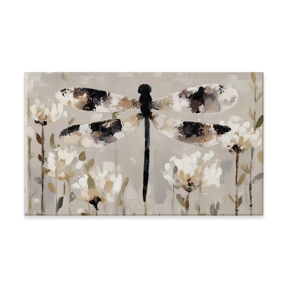 Dragonfly Meadow Hover Canvas Print Dragonfly Meadow Hover Canvas Print wall art product Chromatic Storm Studio