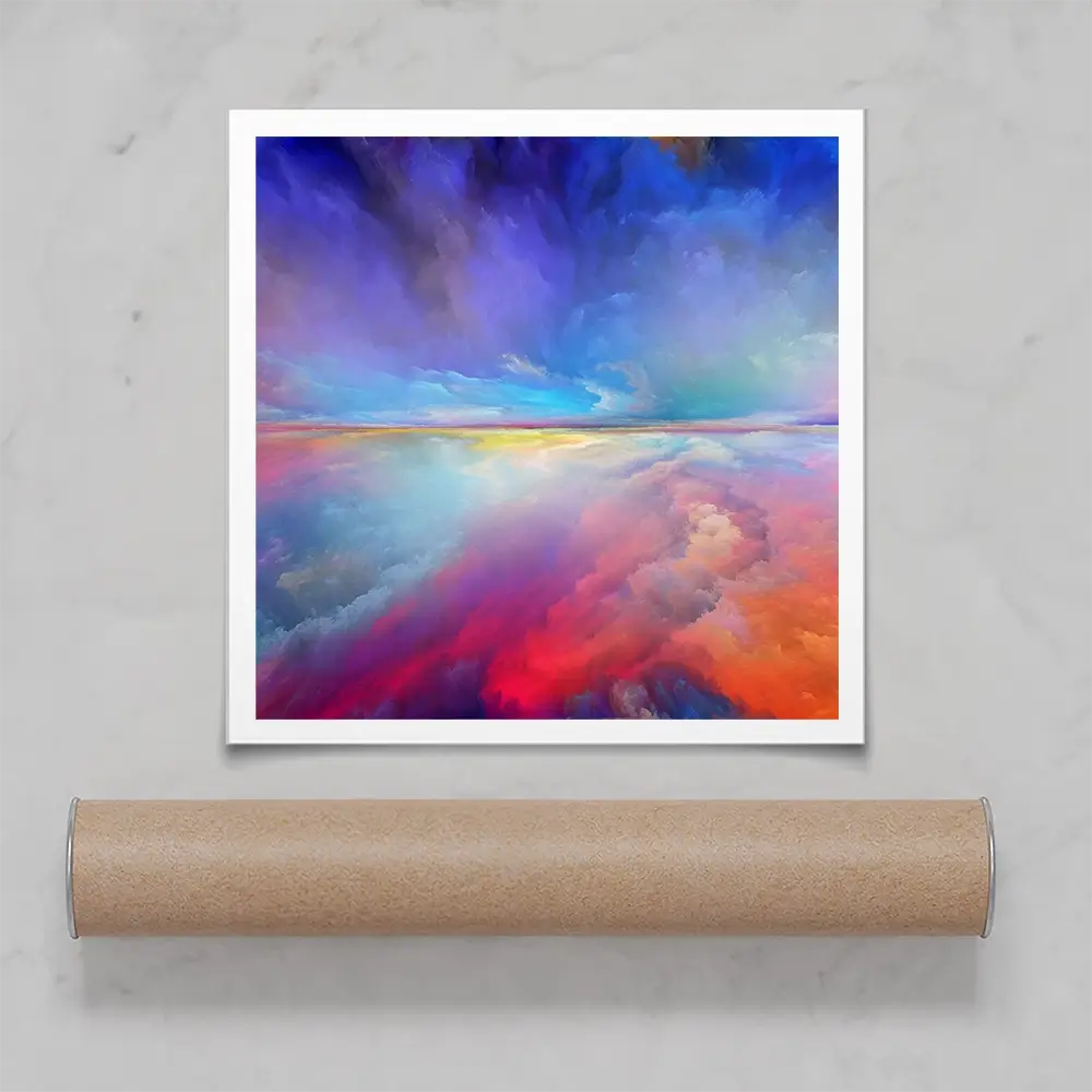 Dream Land Square Art Print Dream Land Square Art Print wall art product Art Print Shop