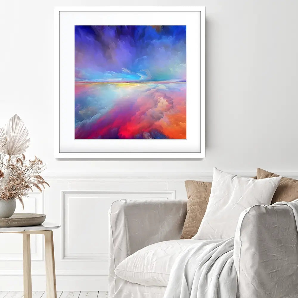 Dream Land Square Framed Art Print Dream Land Square Framed Art Print wall art product Art Print Shop