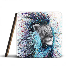 Dream Of A Lion Coaster Set Dream Of A Lion Coaster Set wall art product Ashvin Harrison (2016-2022 collection)