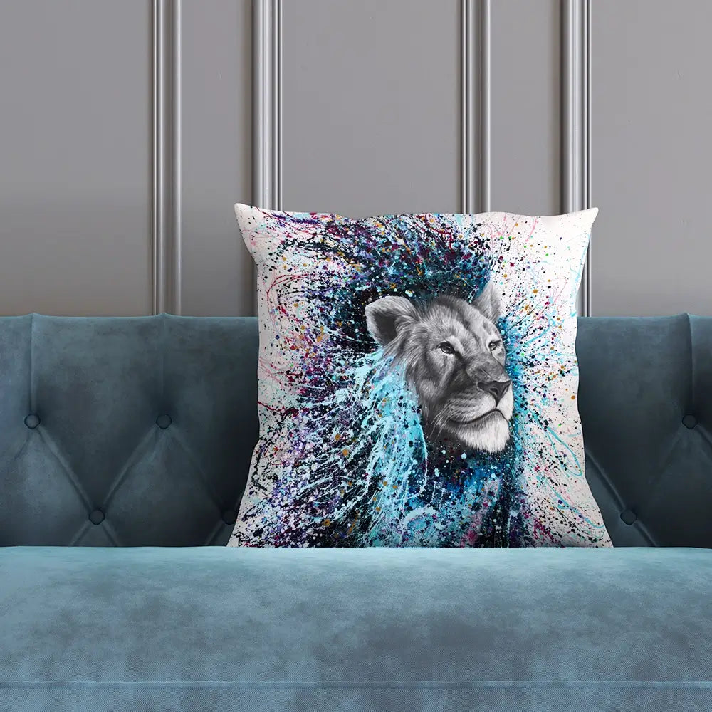 Dream Of A Lion Cushion Dream Of A Lion Cushion wall art product Ashvin Harrison (2016-2022 collection)