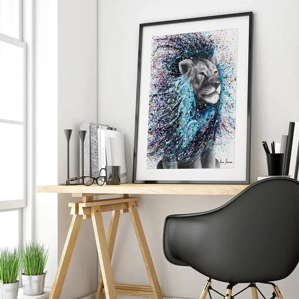 Dream Of A Lion Framed Art Print Dream Of A Lion Framed Art Print wall art product Ashvin Harrison